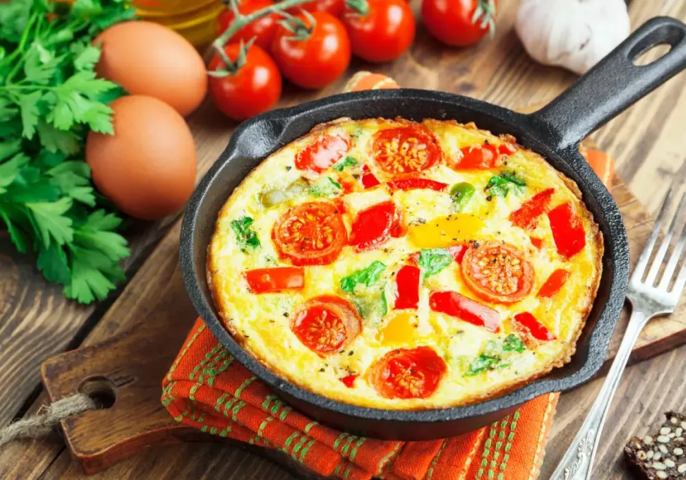 Omlet z warzywami - Idealne śniadanie bez wodnistego środka?