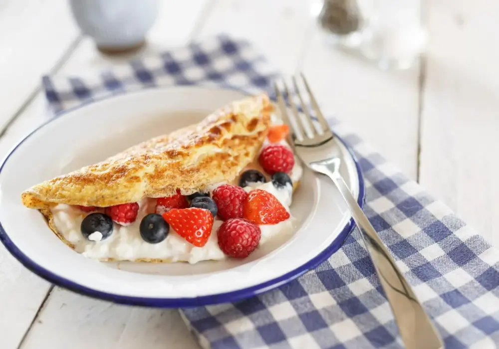 Puszysty omlet na słodko - przepis, który zawsze wychodzi