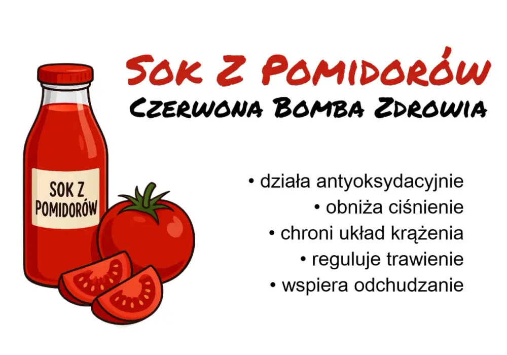 Sok pomidorowy - czy to naprawdę zdrowy wybór?