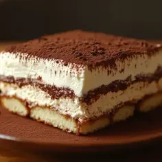 Pyszny, warstwowy deser z biszkoptów, kremu mascarpone i kakao. Idealny sprawdzony przepis na tiramisu z mascarpone.