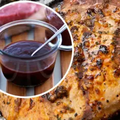 Soczysty schab na grilla, polany aromatycznym sosem BBQ. Idealny na letnie wieczory.
