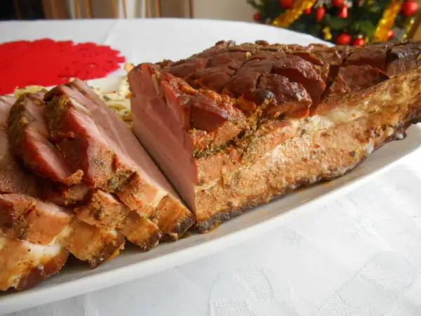 Pyszny boczek pieczony w rękawie - soczysty, chrupiąca skórka