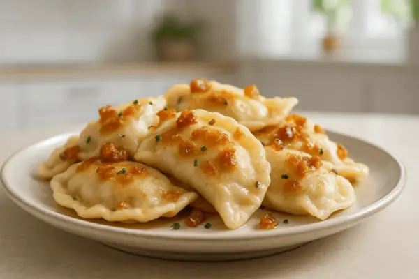Pierogi ruskie - przepis babci na idealne ciasto i kremowy farsz