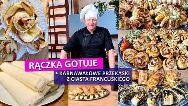 Szybkie i smaczne przekąski z ciasta francuskiego, które zaskoczą gości