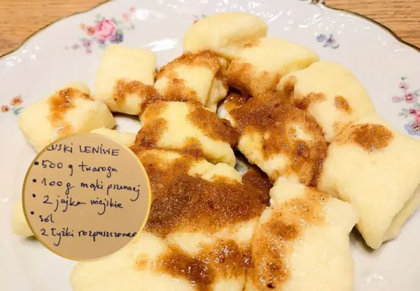 Kluski leniwe na słodko - przepis na puszyste jak u babci